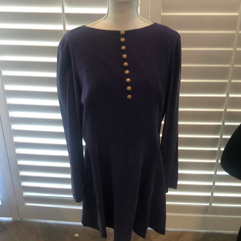 Dana Buchman two piece silk dress.